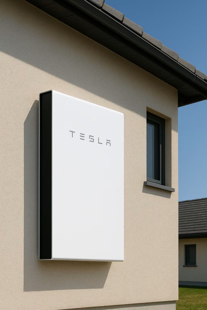 tesla powewall II op muur