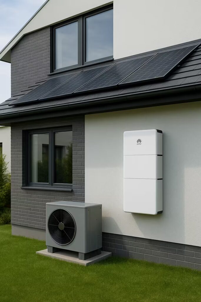 HuaweiLuna2000 met warmtepomp