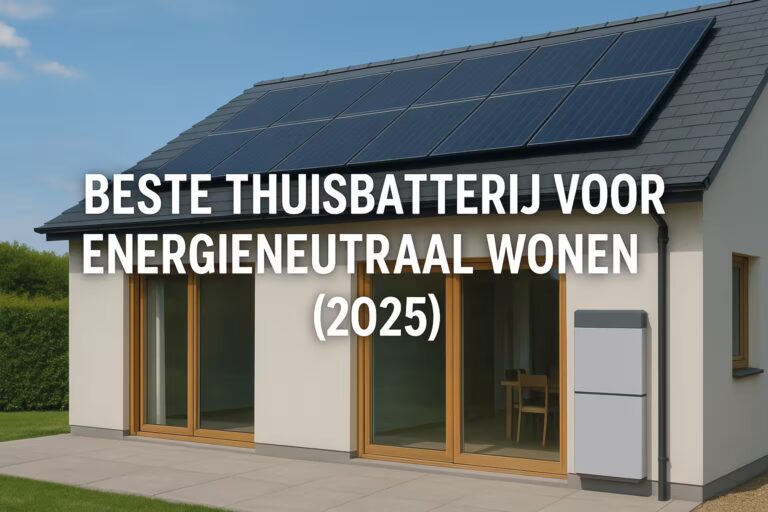 Lees meer over het artikel Beste thuisbatterij voor energieneutraal wonen (2025)